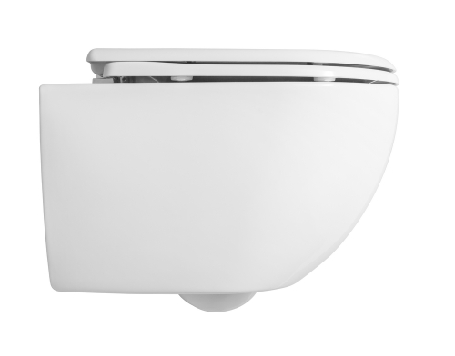 Creavit Free RIMOFF perem nélküli falra szerelhető wc Bidé2in1, fehér FE322-00CB00E-0000