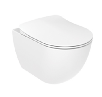 Creavit Free RIMOFF perem nélküli falra szerelhető wc Bidé2in1, fehér FE322-00CB00E-0000