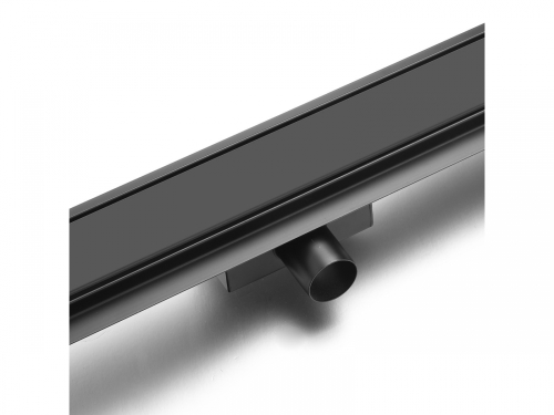 AREZZO design 2in1 80 cm rozsdamentes acél folyóka, fekete AR-800MBD