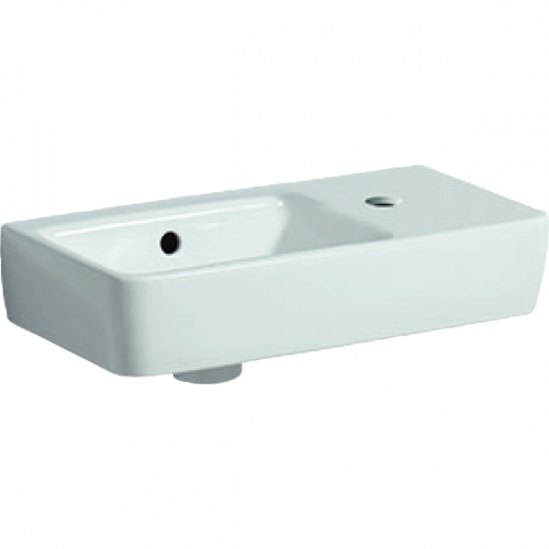 Geberit Selnova Compact 50x25 cm kézmosó, jobb oldali csaplyuk 501.513.00.1