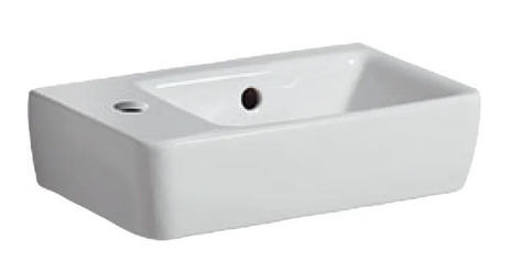 Geberit Selnova Compact 40x25 cm kézmosó, bal oldali csaplyuk 501.518.00.1