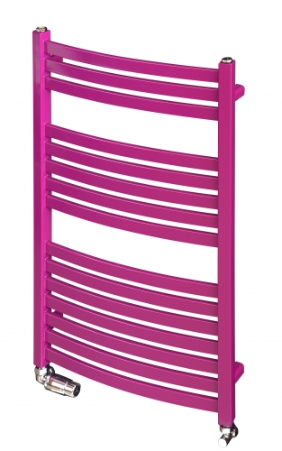 Radeco ENZO AK7-500/EL standard törölközőszárítós csőradiátor (910 W, fehér, 1630x530 mm)