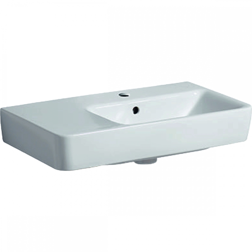 Geberit Selnova Compact 65x37 cm mosdó bal oldali pakolófelülettel 501.549.00.1