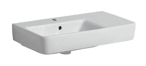 Geberit Selnova Compact 65x37 cm mosdó jobb oldali pakolófelülettel 501.551.00.1