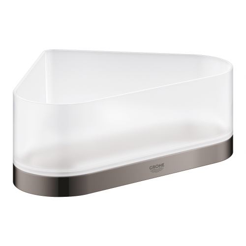 Grohe Selection sarok zuhanytermék tartó, tartókonzollal, hard grafit 41038A00