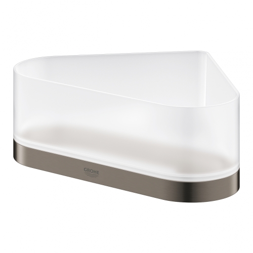 Grohe Selection sarok zuhanytermék tartó, tartókonzollal, matt hard grafit 41038AL0