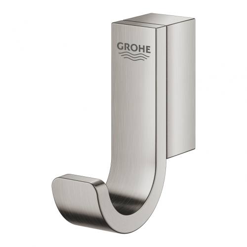 Grohe Selection fürdőköntös akasztó, matt supersteel 41039DC0