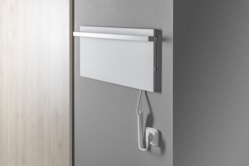 Sapho ELMIS elektromos radiátor, 600x300mm, 80W, matt fehér EB600
