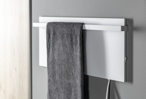Sapho ELMIS elektromos radiátor, 600x300mm, 80W, matt fehér EB600
