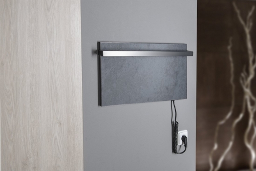 Sapho ELMIS elektromos radiátor, 600x300mm, 80W, matt antracit EB610