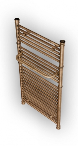 Radeco RETRO A3-500/P/KOLOR design törölközőszárítós csőradiátor (612 W, fehér, 870x535 mm)