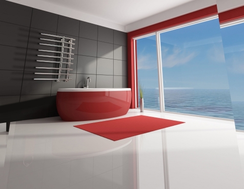 Radeco TRIDEN 700x530 rozsdamentes törölközőszárítós csőradiátor (279 W, króm,700x530 mm)