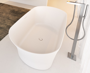 Riho Barca Solid Surface 170x80 cm szabadonálló kád BS60 (BS6000500000000)