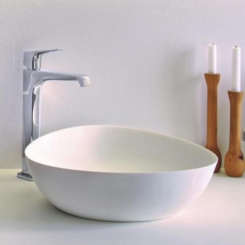 Riho Ovideo Solid Surface 41x41 cm pultra ültethető mosdó (F70020) W021001105