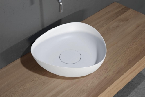 Riho Ovideo Solid Surface 41x41 cm pultra ültethető mosdó (F70020) W021001105