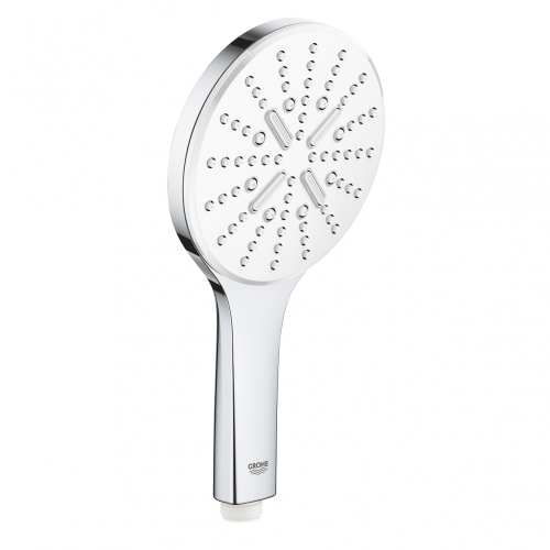 Grohe Rainshower SmartActive 130 Kézizuhany, 3 féle vízsugárral króm/fehér 26544LS0