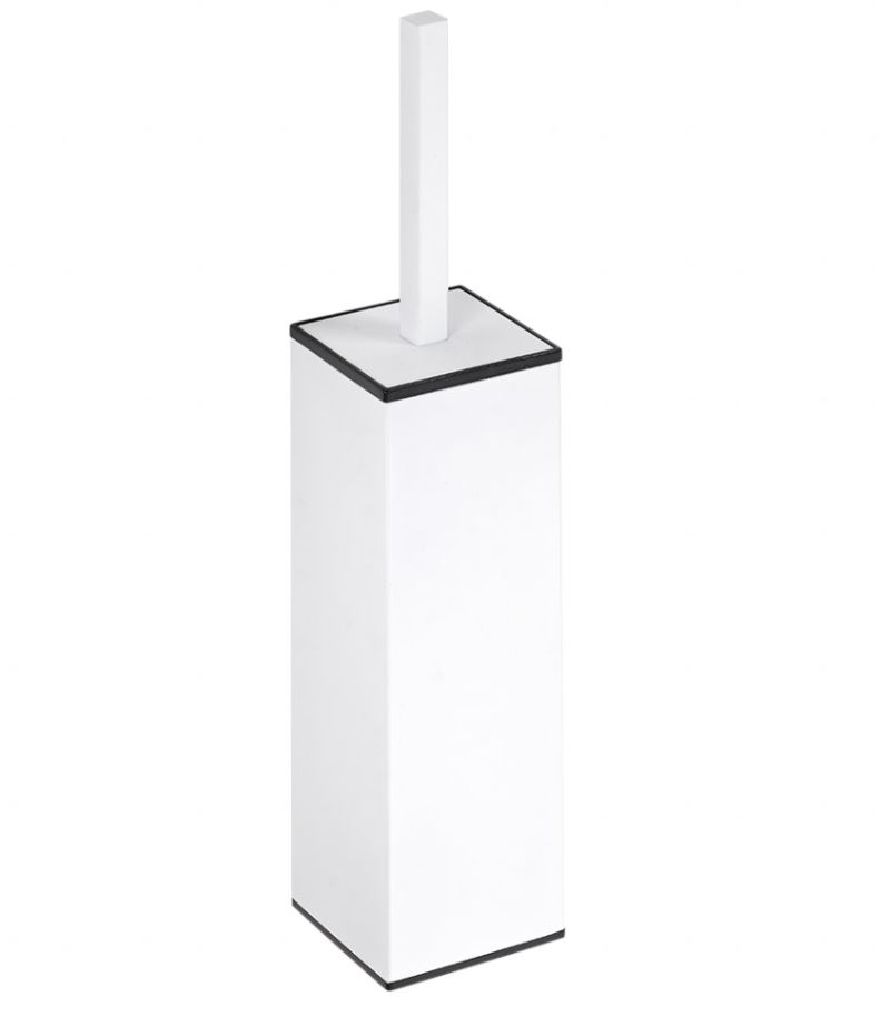 Sapho BEMETA WHITE álló vagy falra szerelhető WC kefetartó, matt fehér 102913094