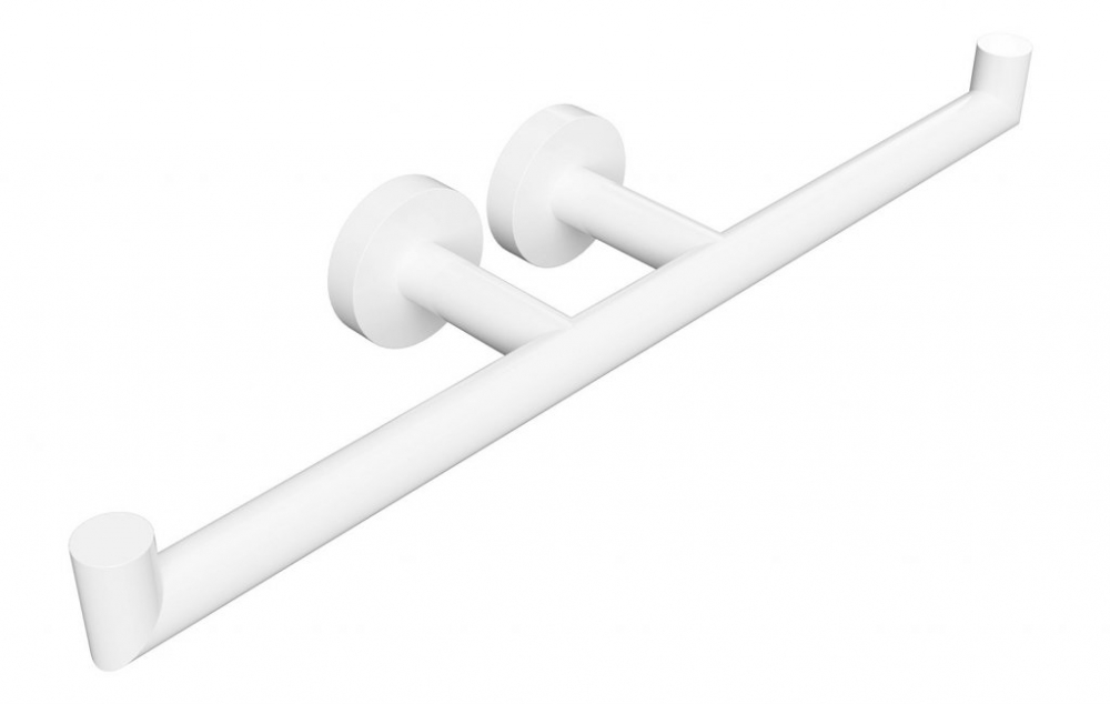 Sapho BEMETA WHITE Dupla WC papírtartó, 385x55x85mm 104201074 (XW704)