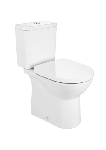 Roca Debba Round perem nélküli monoblokkos wc csésze A34299P000