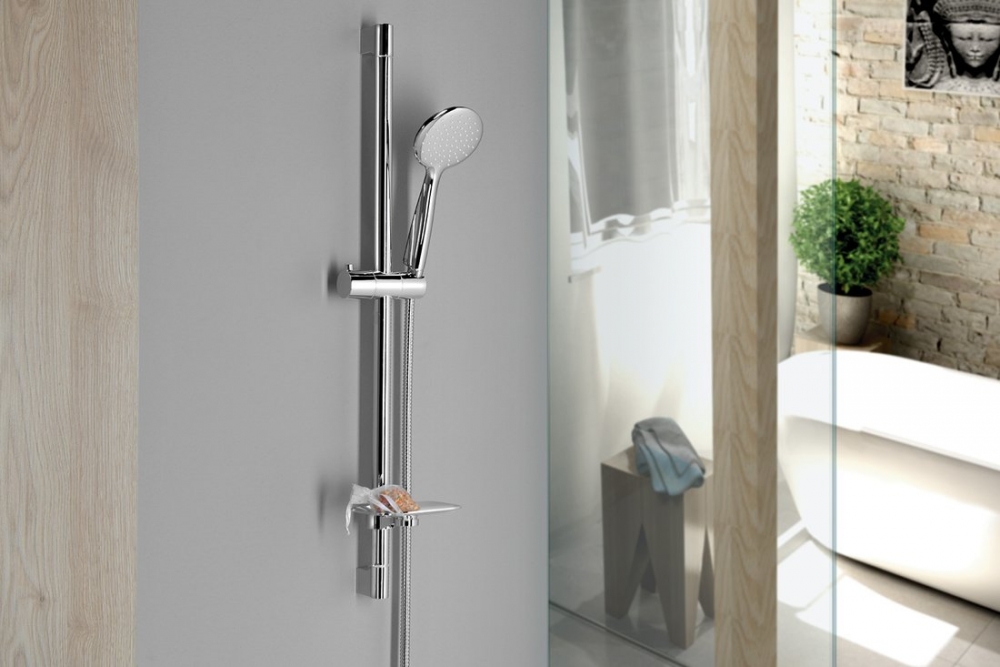 Sapho WANDA zuhanyoszlop zuhanyszettel, 790mm, króm 1202-27