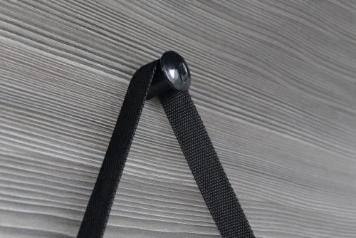 Sapho ORBITER kerek tükör akasztóval, átm:70cm, matt fekete ORB070