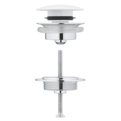 Grohe leeresztő szett nyomódugóval (push-open), hold fehér 65807LS0