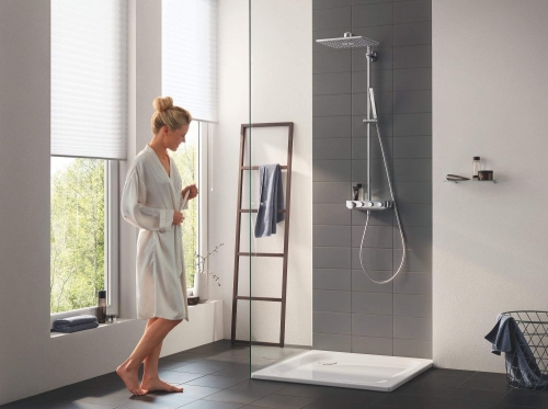 GROHE Euphoria SmartControl 310 Cube Duo termosztátos zuhanyrendszer, matt cool sunrise 26508GN0