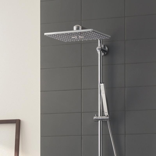 GROHE Euphoria SmartControl 310 Cube Duo termosztátos zuhanyrendszer, matt cool sunrise 26508GN0