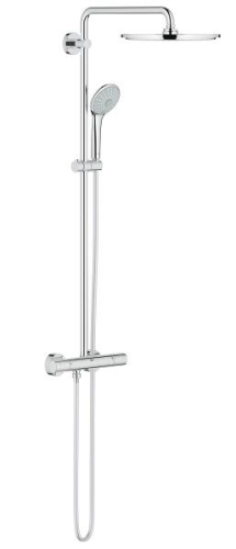 Grohe Euphoria XXL System 310 zuhanyrendszer termosztátos csapteleppel matt hard grafit 26075AL0