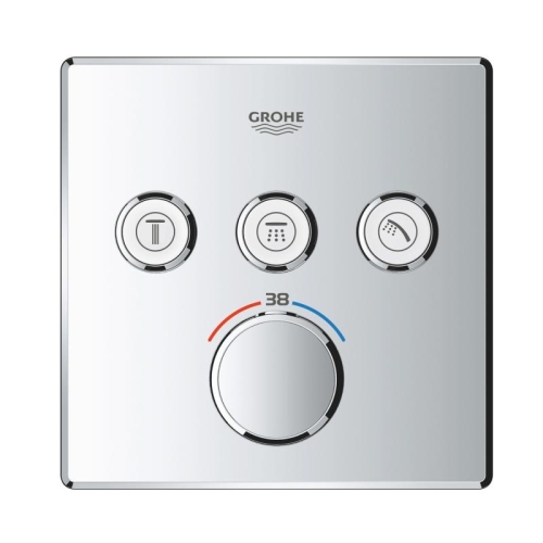 GROHE Grohtherm SmartControl termosztátos színkészlet, matt hard grafit 29126AL0
