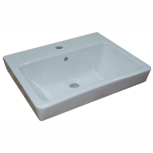 Roca Caserta pultra ültethető vagy falra szerelhető mosdó 60x44,5 cm A3270J1000