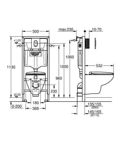 Grohe Solido 5 in 1 falsík alatti szett 39418000