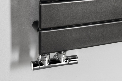 AQUALINE MILI fürdőszobai radiátor, 600x1222mm, 632W, antracit DC625T