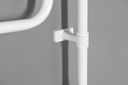 AQUALINE ELVOR elektromos törölközőtartó radiátor, 400x750x95mm, 80W, fehér EB320