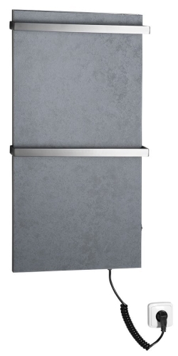 Sapho ELMIS elektromos radiátor, 400x800mm, 100W, matt antracit EB410