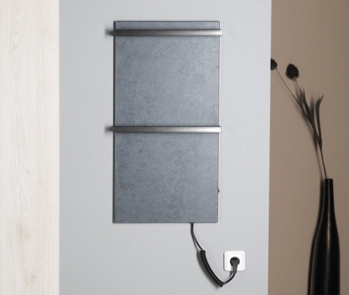 Sapho ELMIS elektromos radiátor, 400x800mm, 100W, matt antracit EB410