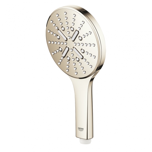 Grohe Rainshower SmartActive 130 Kézizuhany, 3 féle vízsugárral, fényes nikkel 26574BE0