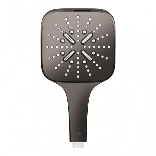 GROHE Rainshower SmartActive 130 Cube Kézizuhany, 3 féle vízsugárral 9,5 l, hard grafit 26582A00