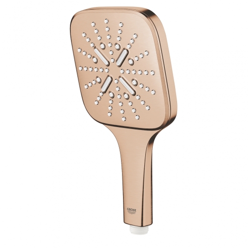 GROHE Rainshower SmartActive 130 Cube Kézizuhany, 3 féle vízsugárral 9,5 l, matt warm sunset 26582DL0