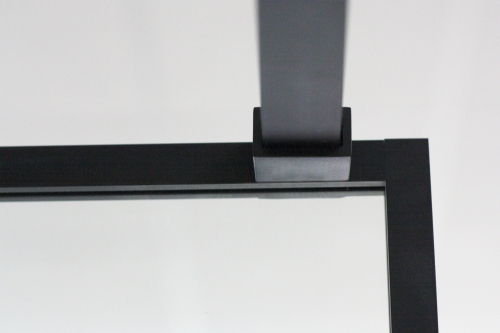Roltechnik Walk In Line Philly Loft Horizon 800 zuhanyfal (black elox, transparent, PLH08020NPE)