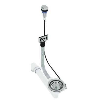 EVIDO lefolyó távmüködtető egymedencés gránit mosogatóhoz AQF-002V