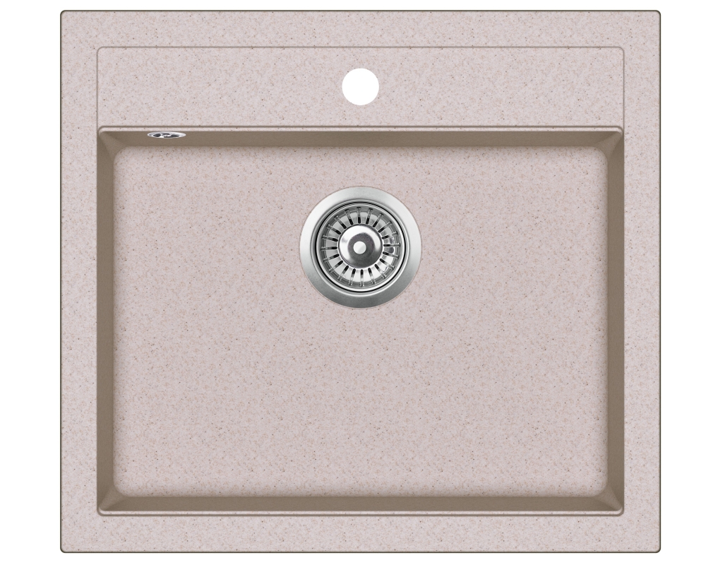 Evido QUADRO 6 gránit mosogató, homok 105541