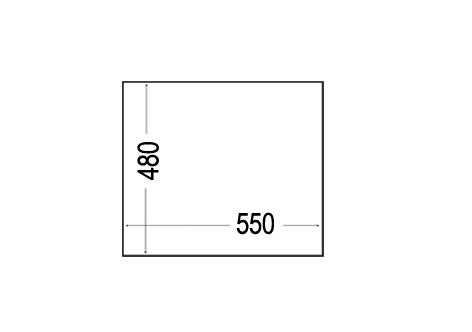 Teka Forsquare 50.40 TG gránit mosogatótálca, szürke 115230006