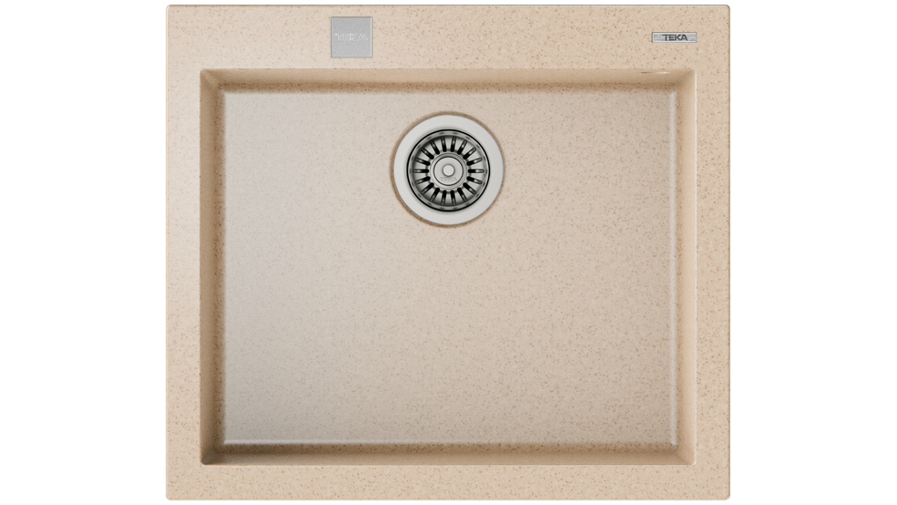 Teka Forsquare 50.40 TG gránit mosogatótálca, Avena Beige 115230007