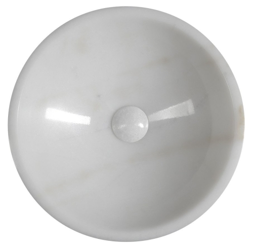 Sapho BLOK 40 cm kőmosdó, fehér márvány 2401-34