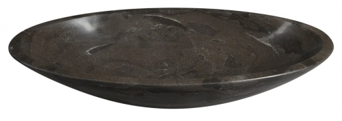 Sapho BLOK kőmosdó, 60x11x35cm, matt sötét kő 2401-36