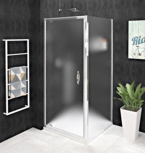 Sapho GELCO SIGMA SIMPLY 90 zuhanyajtó brick üveggel, króm GS3899