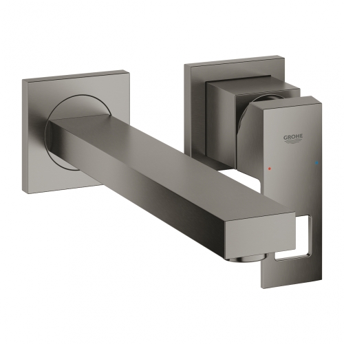 GROHE Eurocube 2-lyukas mosdócsaptelep M-es méret, matt hard grafit 23447AL0
