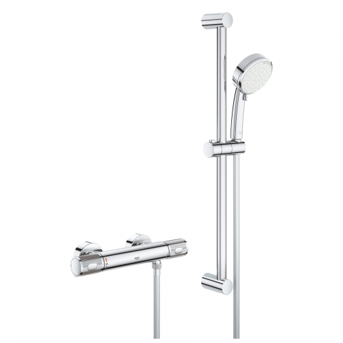 Grohe Grohtherm 1000 Performance termosztátos zuhanycsaptelep zuhanygarnitúrával 34783000