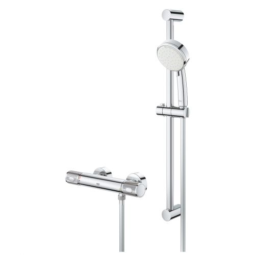 Grohe Grohtherm 1000 Performance termosztátos zuhanycsaptelep zuhanygarnitúrával 34783000